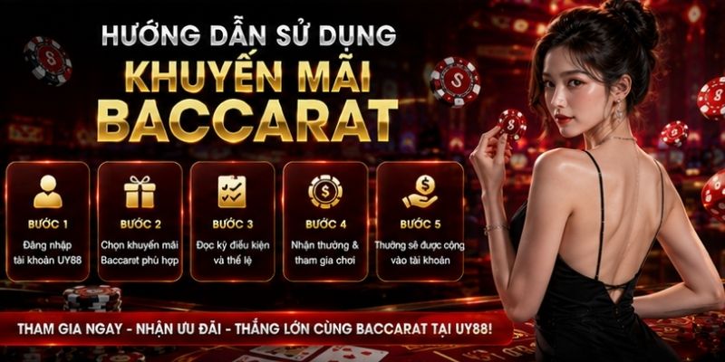 Hướng dẫn sử dụng khuyến mãi baccarat UY88