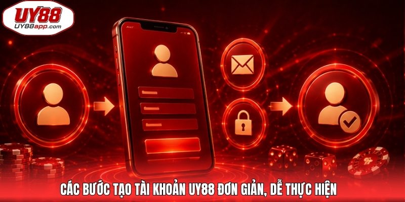 Các bước tạo tài khoản UY88 đơn giản, dễ thực hiện