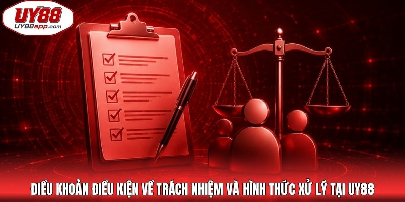 Điều khoản điều kiện về trách nhiệm và hình thức xử lý tại UY88