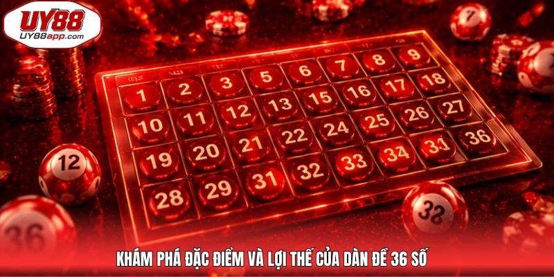 Khám phá đặc điểm và lợi thế của dàn đề 36 số