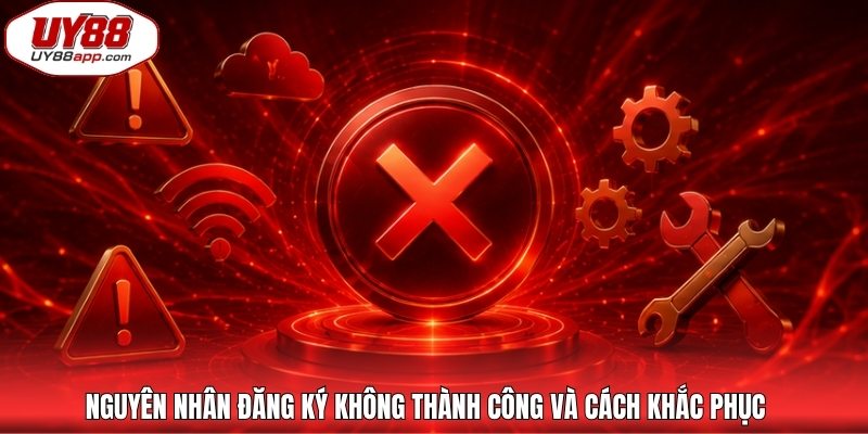 Nguyên nhân đăng ký không thành công và cách khắc phục